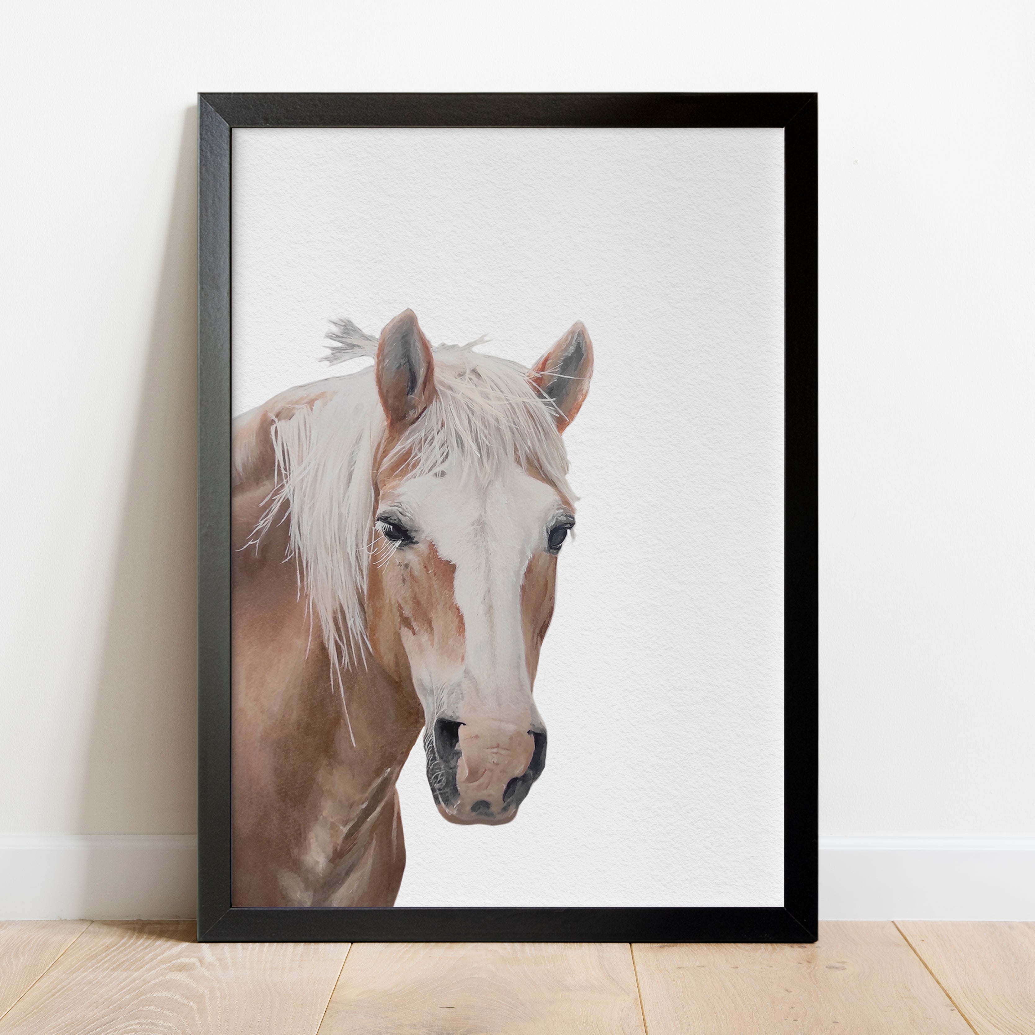 Watercolor Custom HORSE portrait painting from cheapest photo Horse lover gift Pet portrait Horse painting Pet portrait from photo Pet memorial gift