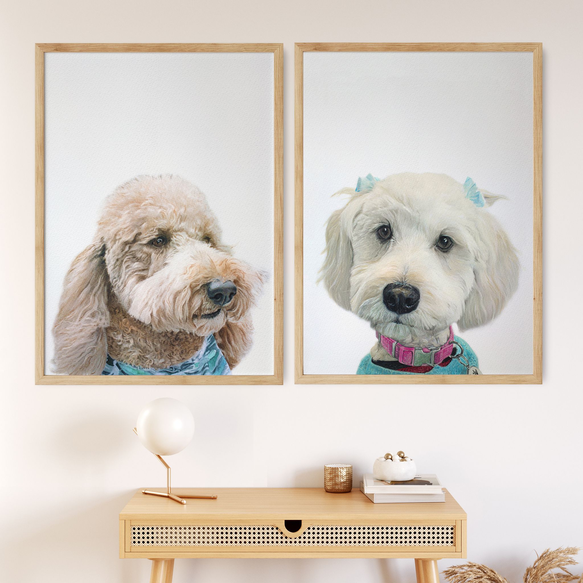 Custom Pet Portrait From Photo – DogHeroArt