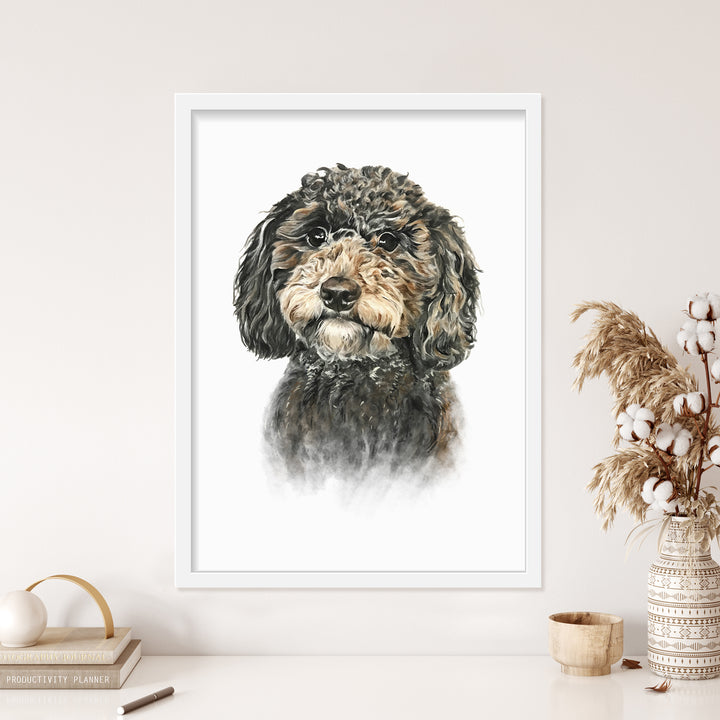 Custom Dog Portrait From Photo – DogHeroArt